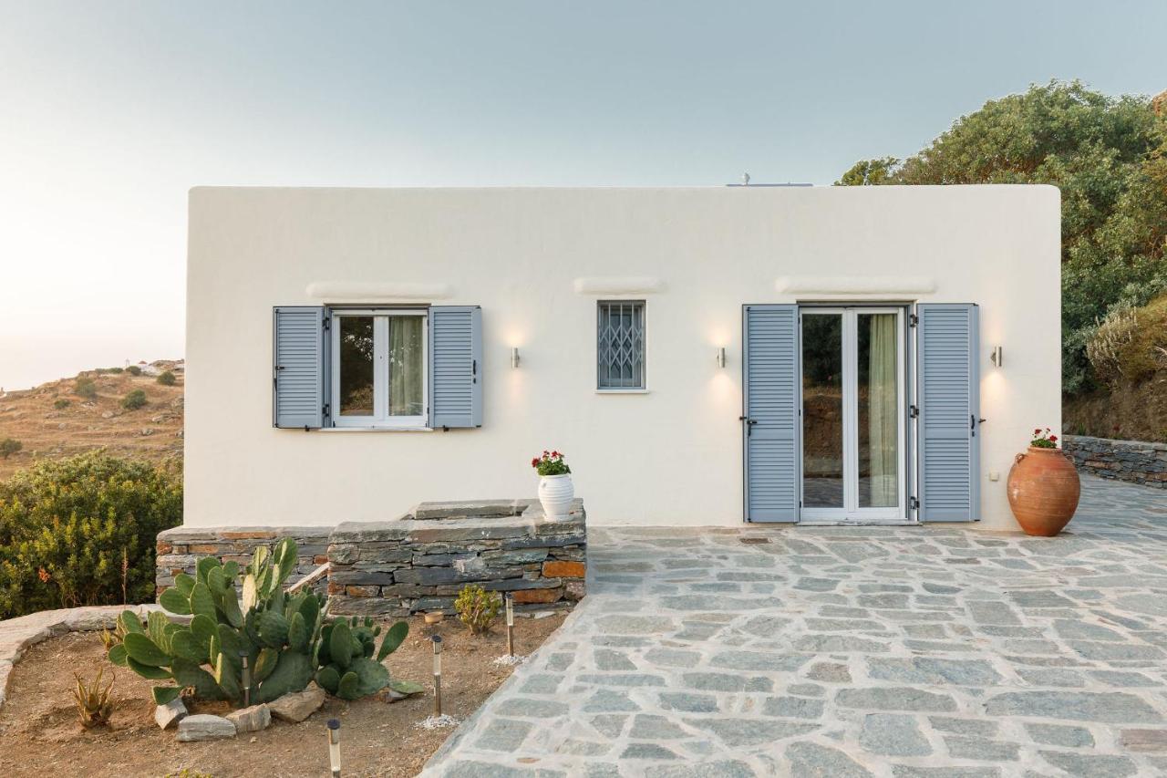 Cycladic Villa With Sea View! Ioulis Eksteriør billede