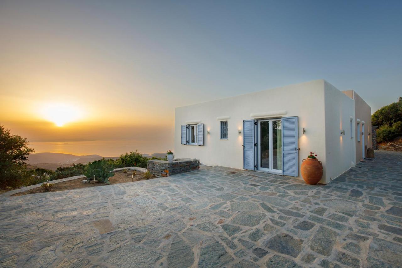 Cycladic Villa With Sea View! Ioulis Eksteriør billede