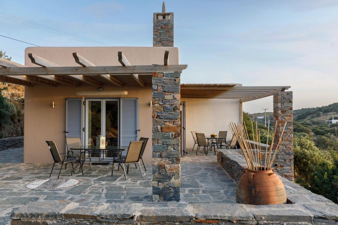 Cycladic Villa With Sea View! Ioulis Eksteriør billede