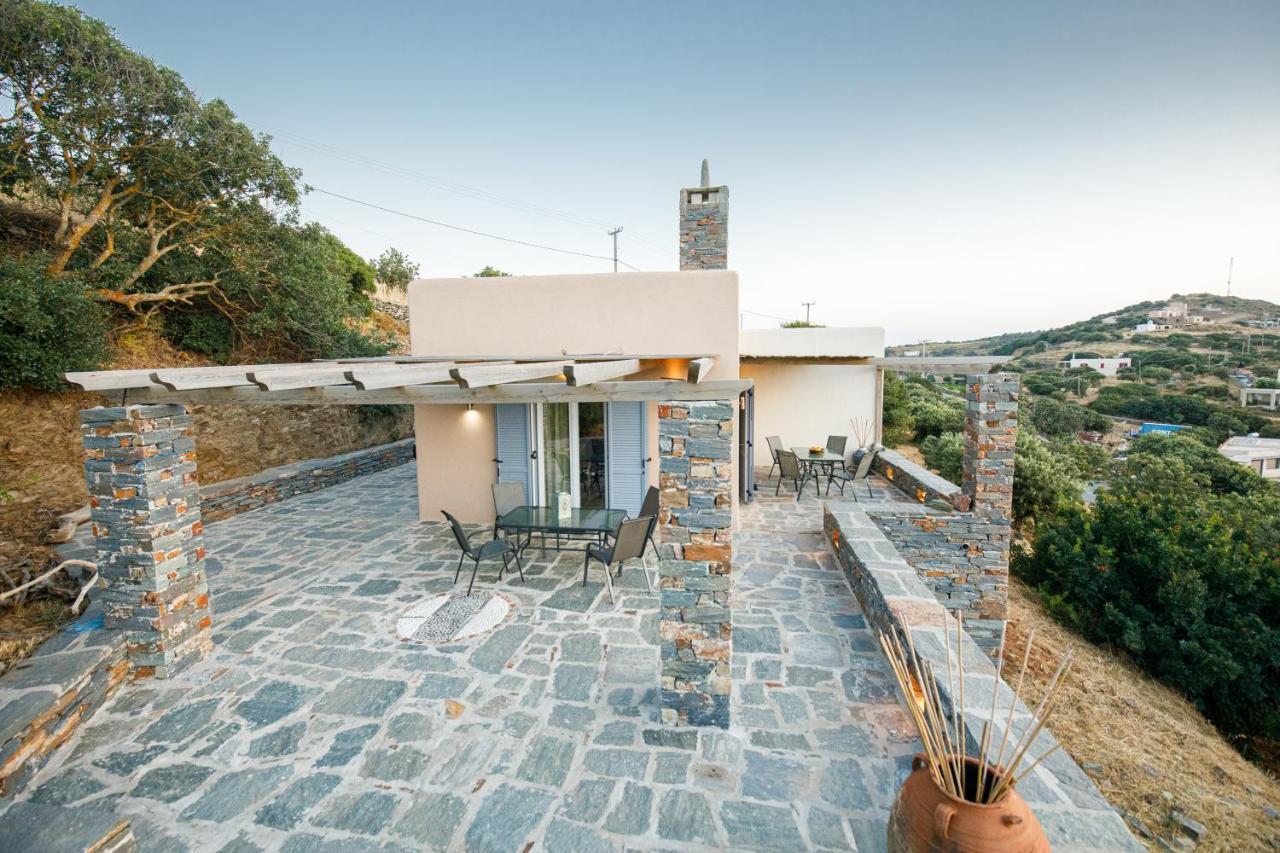 Cycladic Villa With Sea View! Ioulis Eksteriør billede