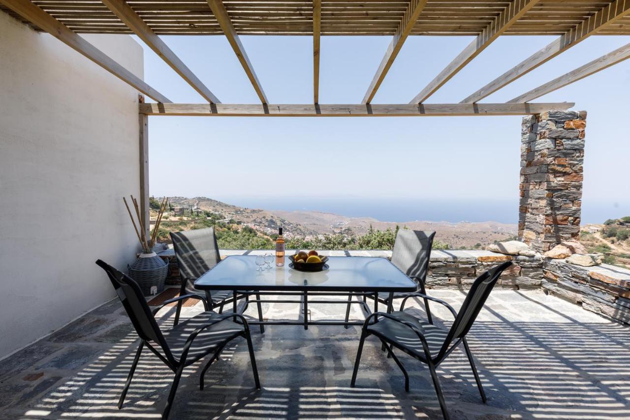 Cycladic Villa With Sea View! Ioulis Eksteriør billede
