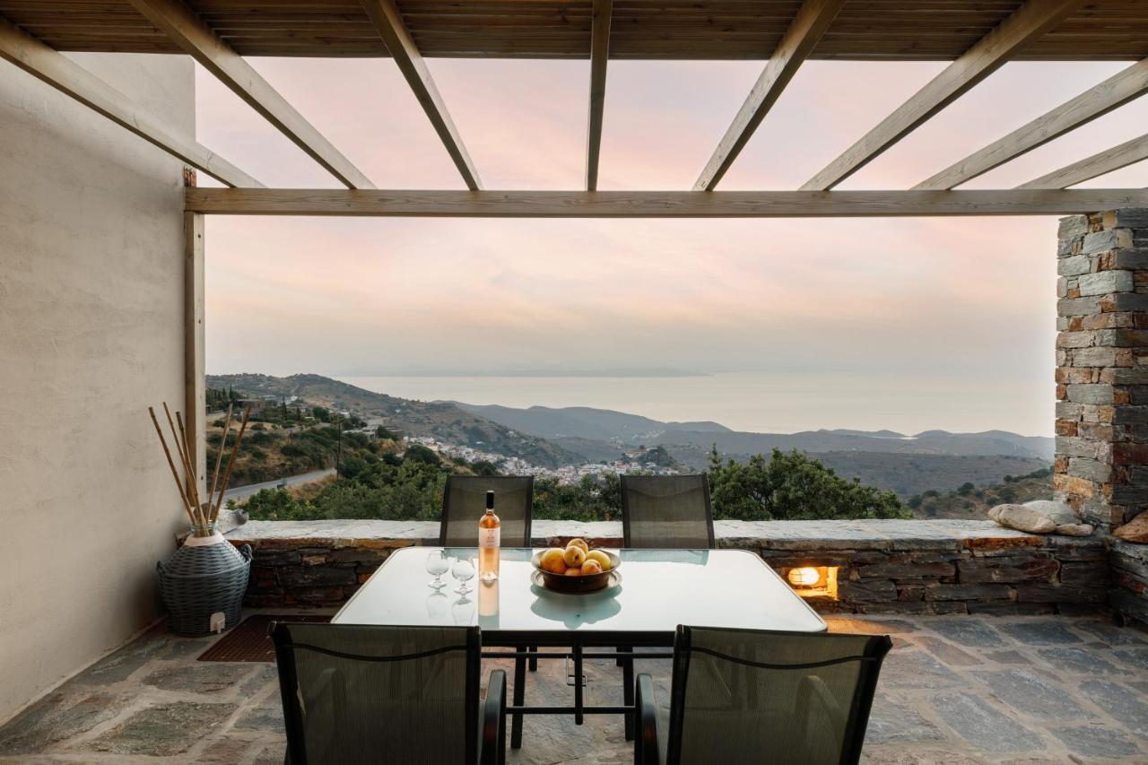Cycladic Villa With Sea View! Ioulis Eksteriør billede