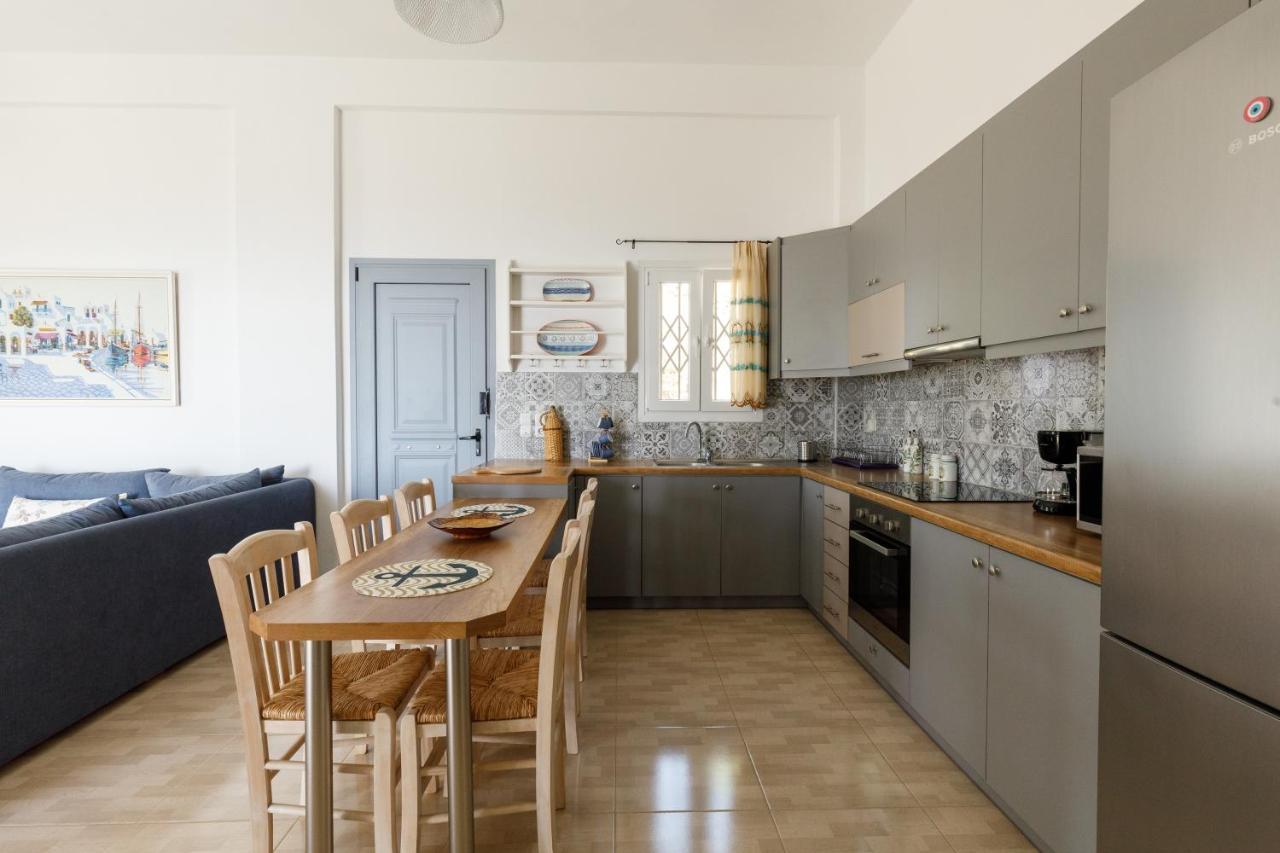Cycladic Villa With Sea View! Ioulis Eksteriør billede