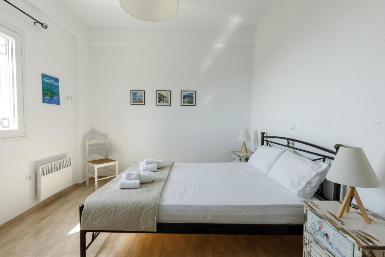 Cycladic Villa With Sea View! Ioulis Eksteriør billede