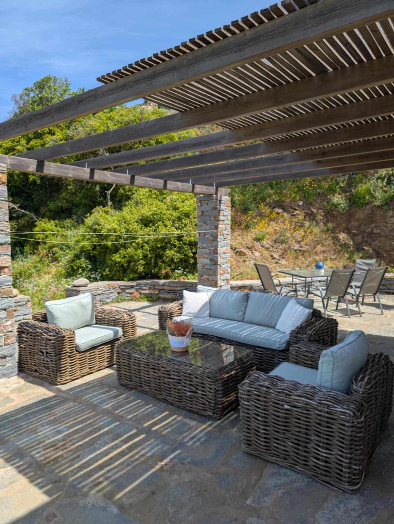 Cycladic Villa With Sea View! Ioulis Eksteriør billede